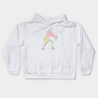 Girl Volleyball Libero Player Watercolor Sport Gift Kids Hoodie